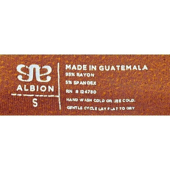 Albion Heathered Brown Long Sleeve Top - Picture 4 of 8